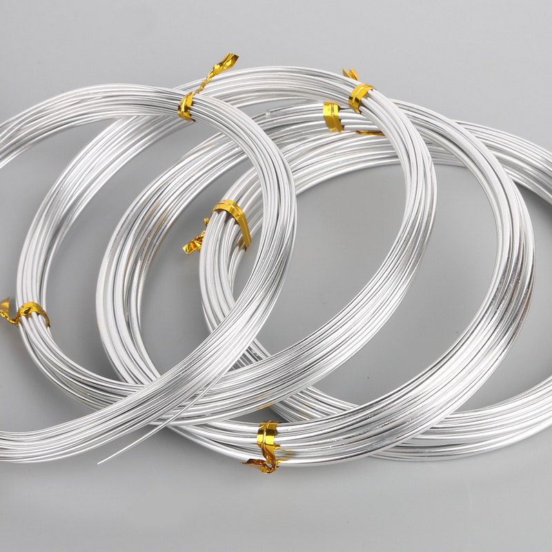 Art Craft Wire - Fil en aluminium anodisé couleur argent