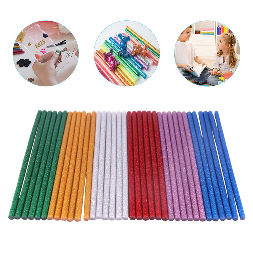 Art Craft Door - Bâtons de colle thermofusible à paillettes