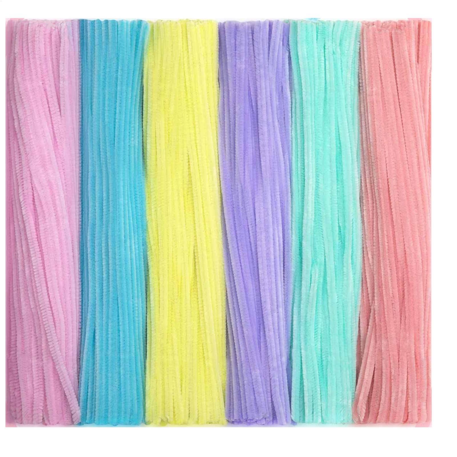 Art Craft Wire - Bâtonnets de chenille colorés, nettoyeurs de