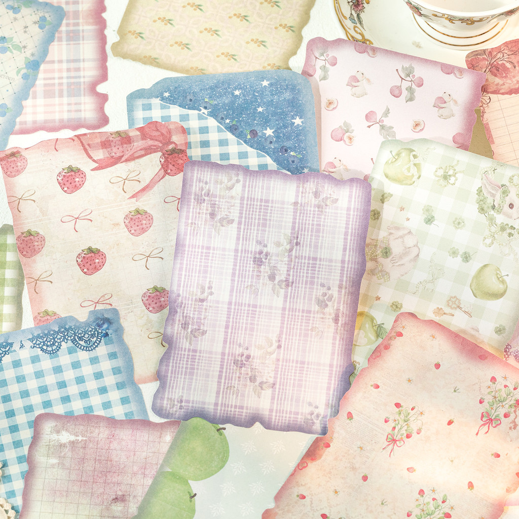 Art Craft Journals - 30 feuilles de papier vintage pour
