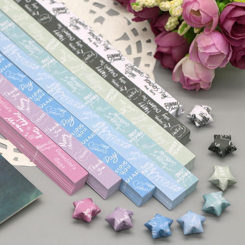 Art Craft Show - 540 feuilles de papier origami pour