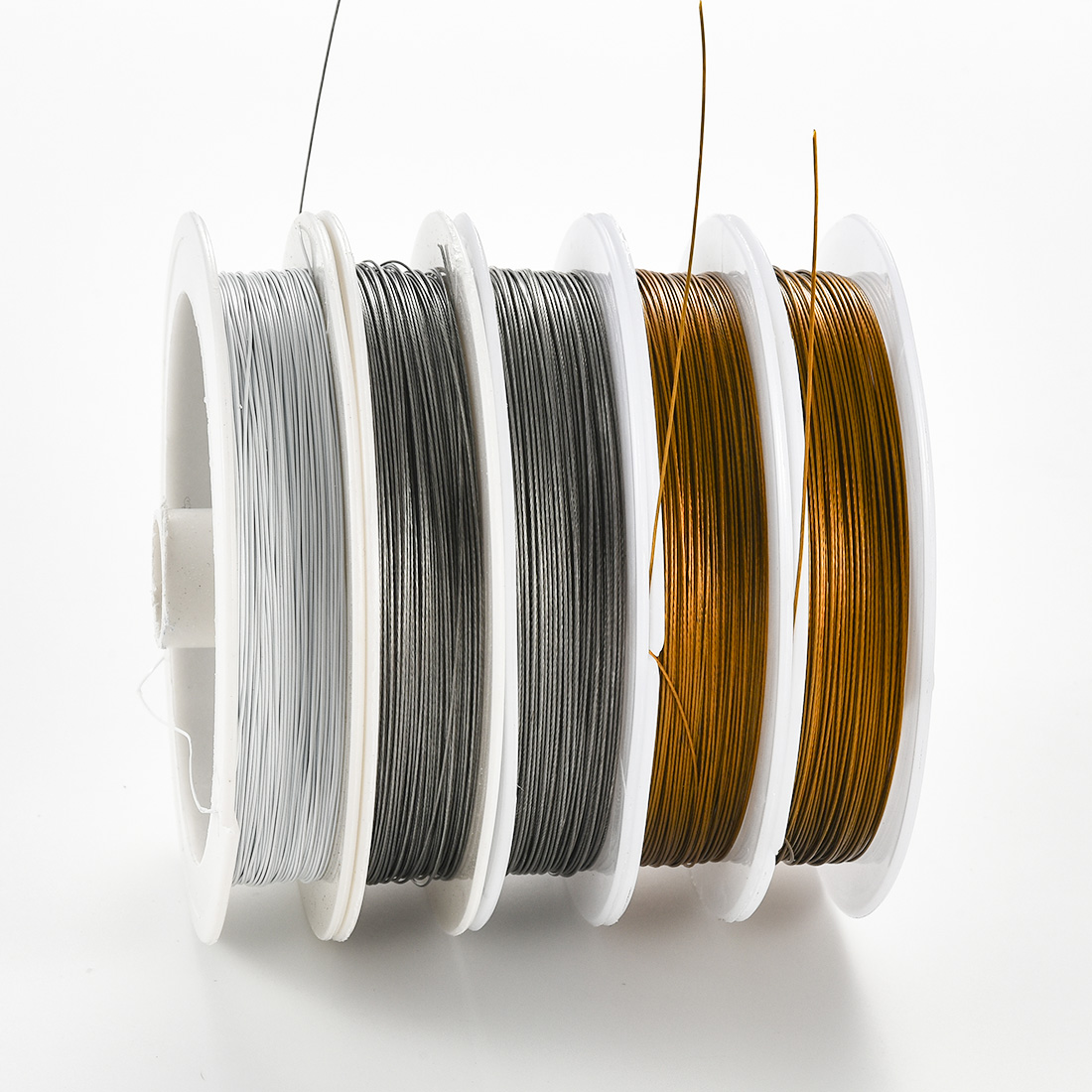 Art Craft Wire - Fil de perles en acier inoxydable,