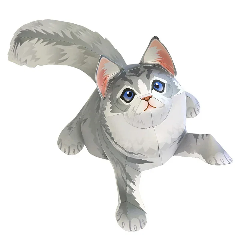 Art Craft Cat - Maine Coon chat pliant Origami Art