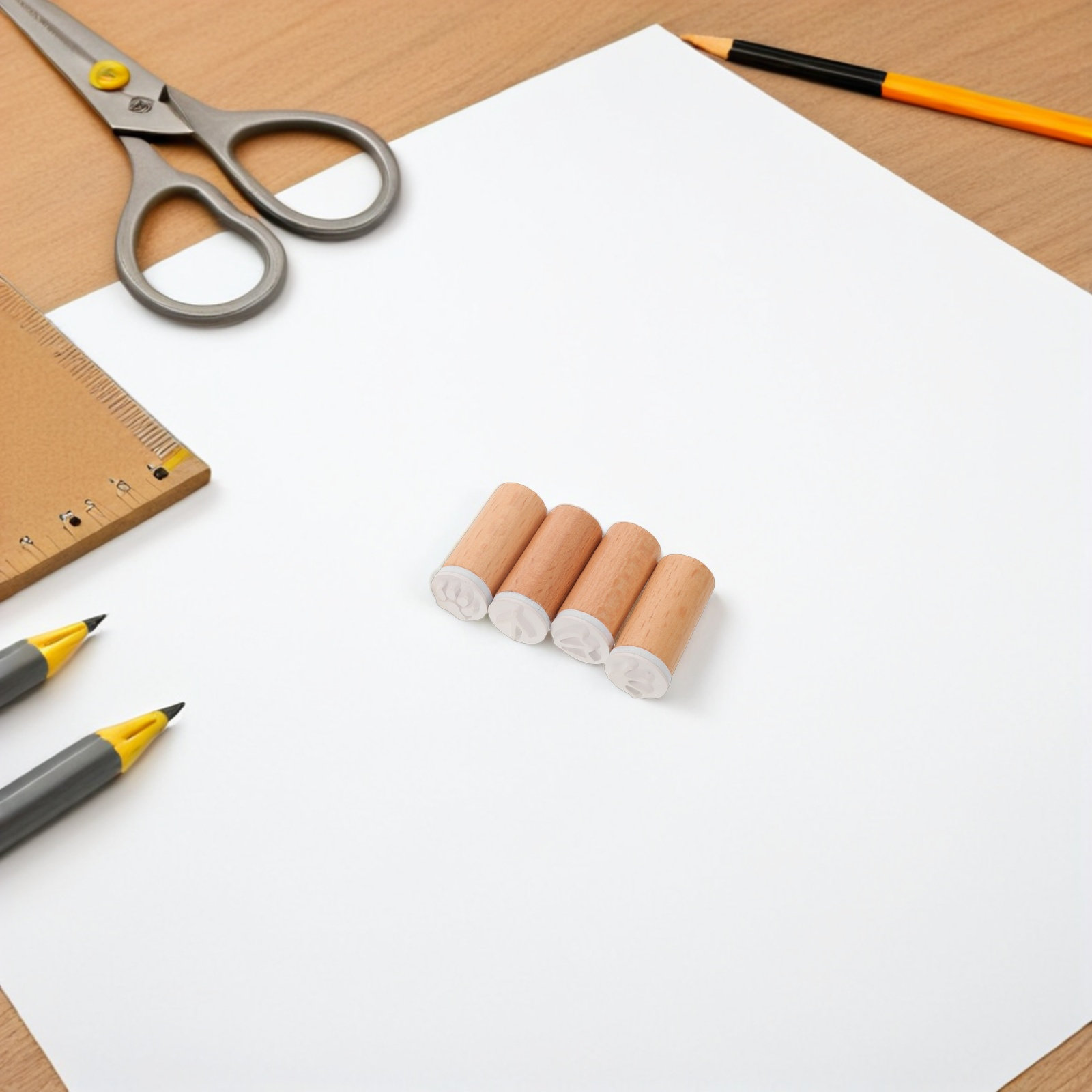 Ensemble de 6 tampons en caout - Art Craft Journals avis et prix