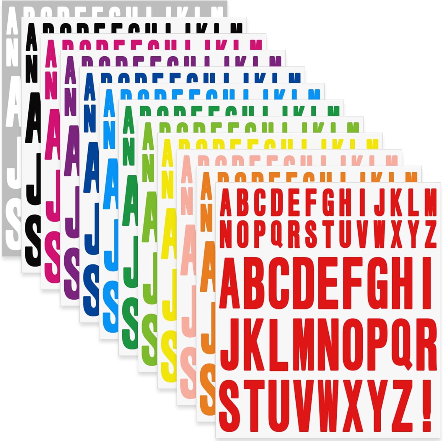 12 feuilles d'autocollants let - Art And Craft Letter Z avis et prix