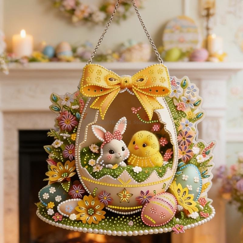 Couronne pâques faite à main,  - Art Craft Door avis et prix