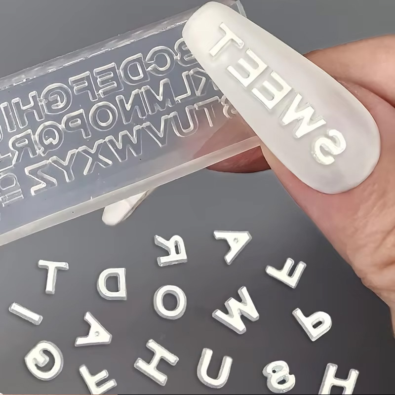 Moule à ongles en silicone ave - Art And Craft Letter Z avis et prix