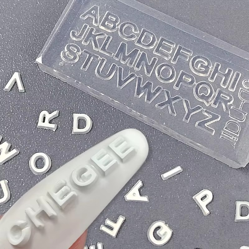 Moule à ongles en silicone ave - Art And Craft Letter Z avis et prix