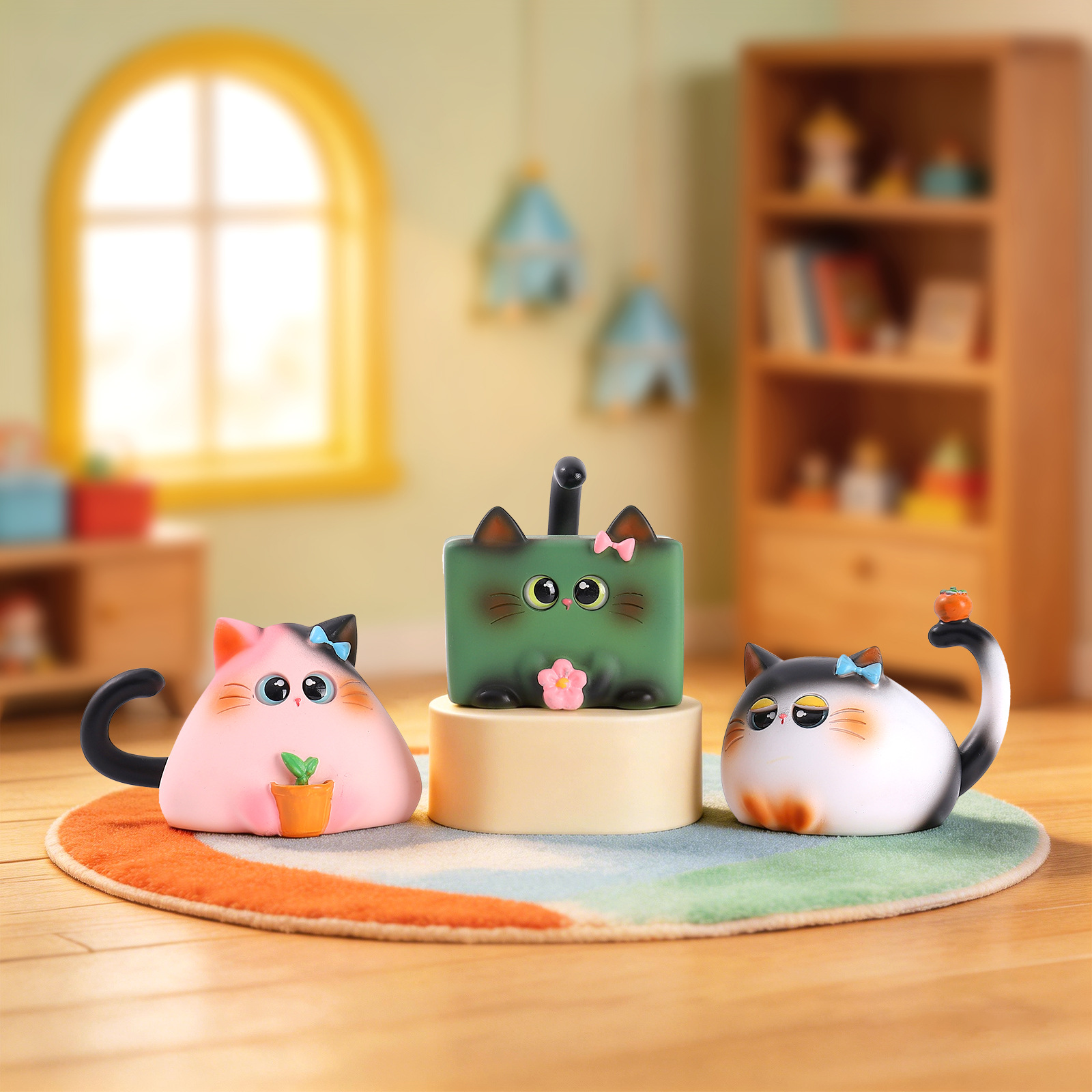 Figurine de chat en résine pou - Art Craft Cat avis et prix