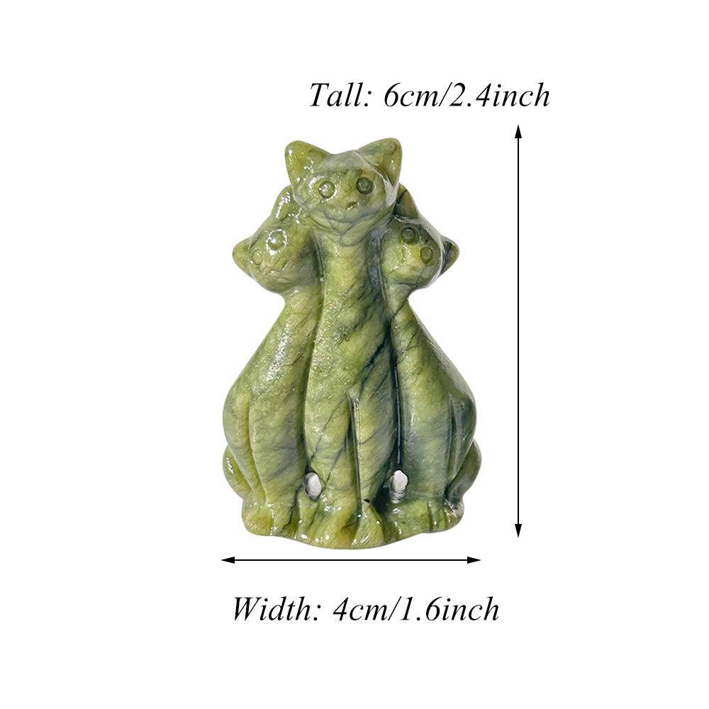 Figurine d'animaux en jade Xiu - Art Craft Cat avis et prix