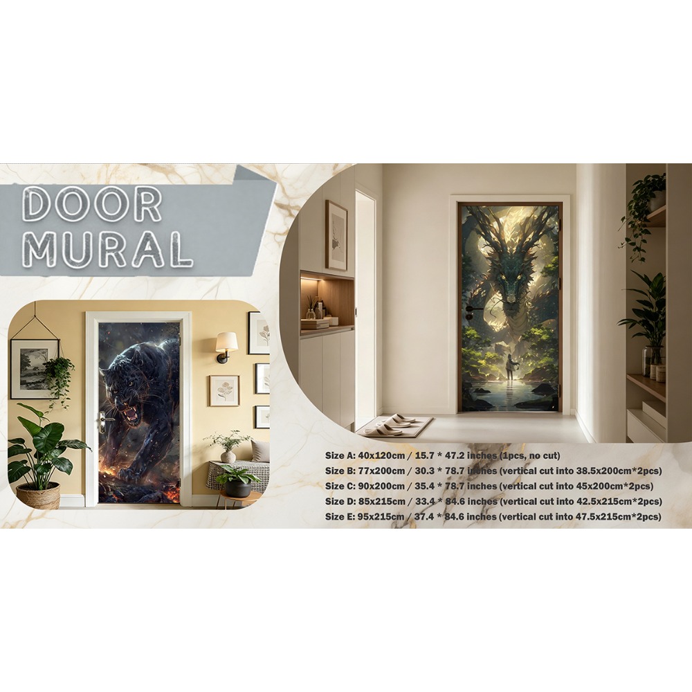 Autocollant de porte fantaisie - Art Craft Door avis et prix