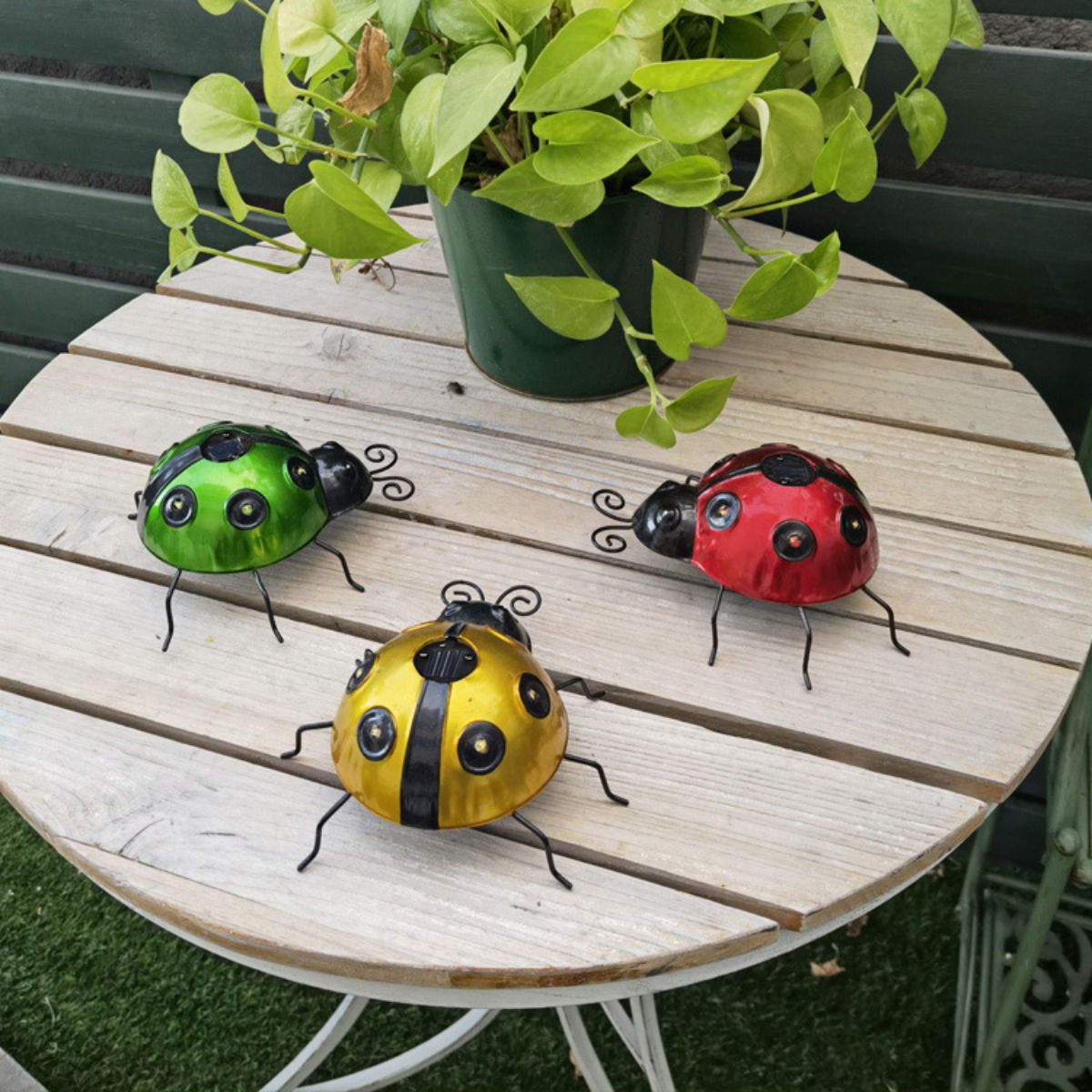 Coccinelle d'art en fer solair - Art Craft Ladybug avis et prix