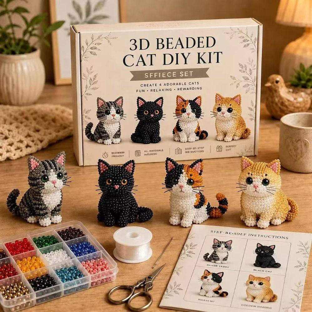 Kit de Broderie de Perles Anim - Art Craft Cat avis et prix