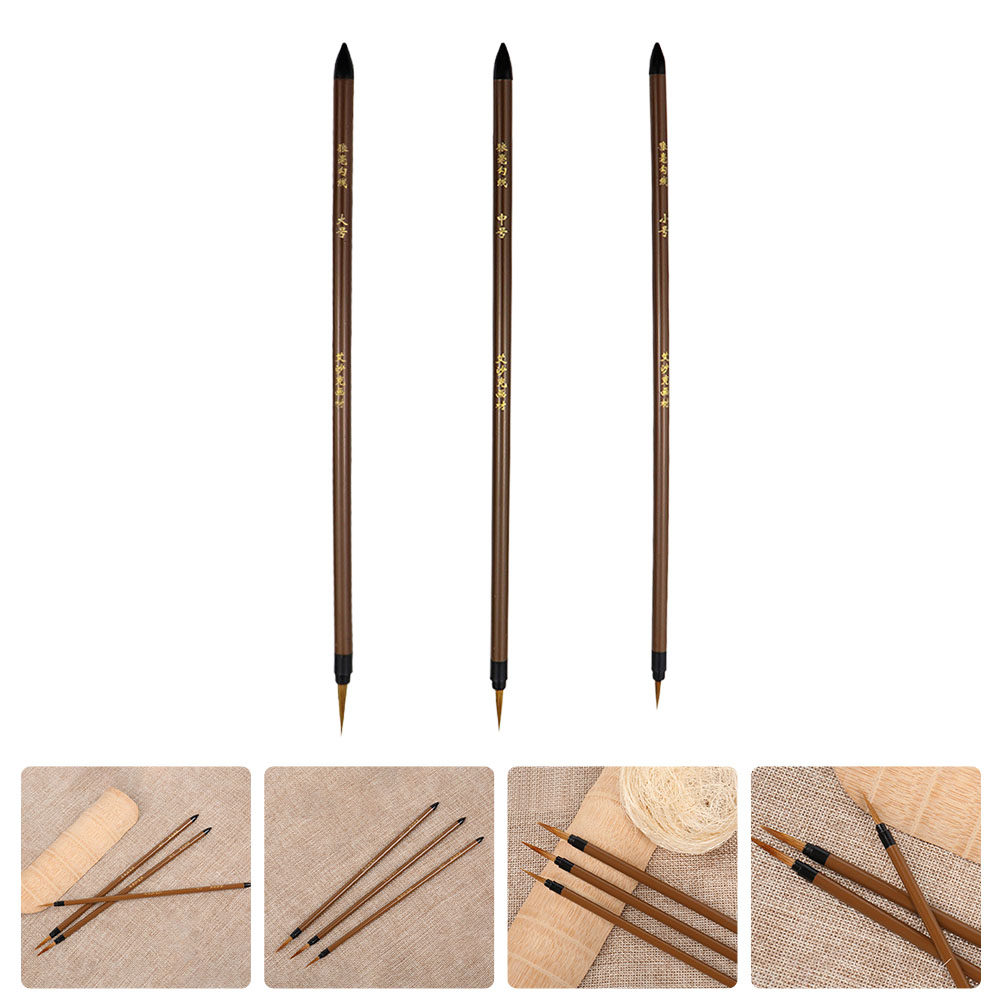 Lot de 3 pinceaux à poils de l - Watercolor Brush Pen avis et prix