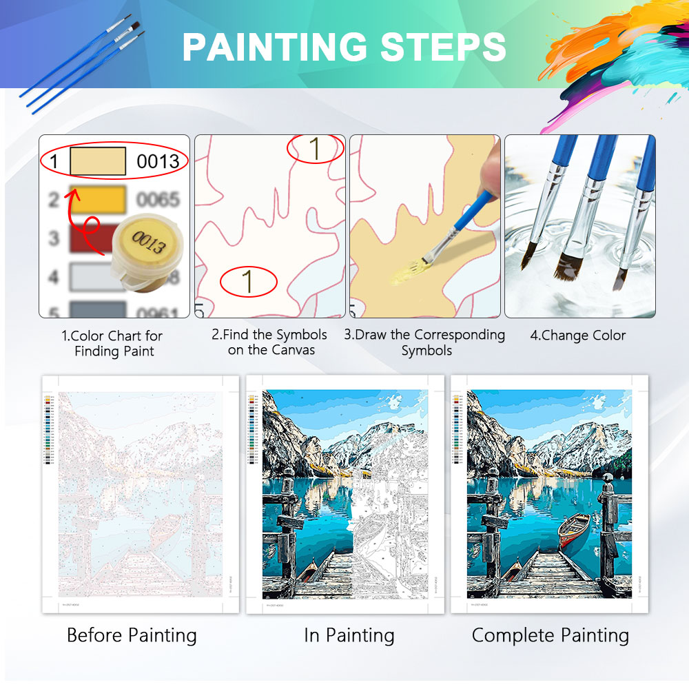 Kits de peinture par numéros H - Art And Craft Numbers avis et prix