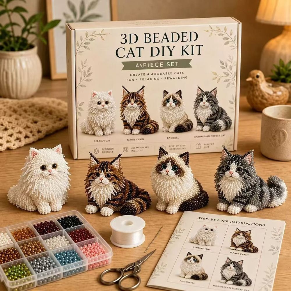 Kit de Broderie de Perles Anim - Art Craft Cat avis et prix
