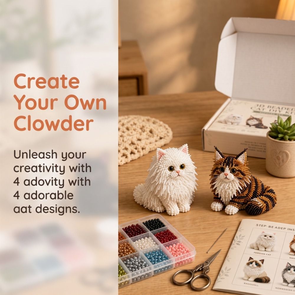 Kit de Broderie de Perles Anim - Art Craft Cat avis et prix
